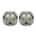 Montezuma Prasiolite Set of 2 (Cush 6x6 mm) 1.60 ctw - Sticky add to cart bar