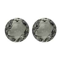 AA Montezuma Prasiolite Set of 2 (Rnd 5 mm) 0.92 ctw