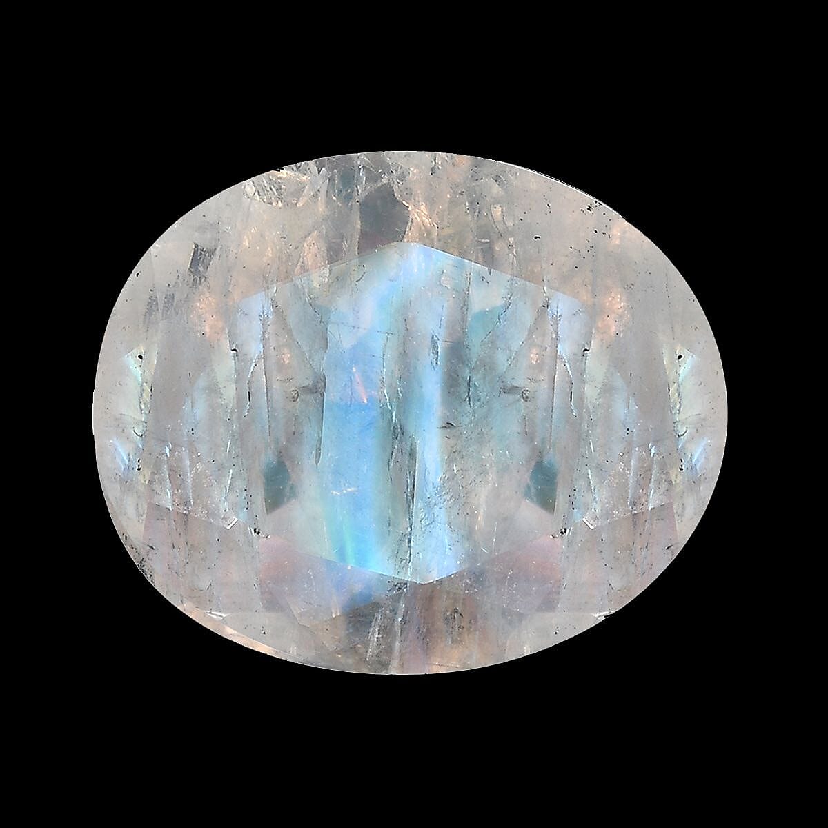 AA Rainbow Moonstone (Fancy 12x10 mm) 4.08 ctw