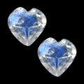 AA Rainbow Moonstone Set of 2 (Heart 6 mm) 1.29 ctw - Sticky add to cart bar