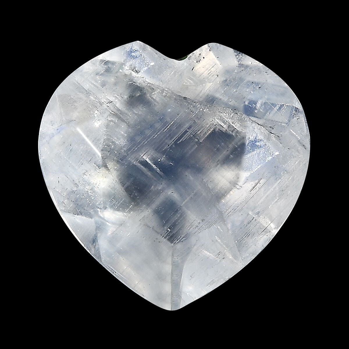 AA Rainbow Moonstone (Heart 9 mm) 1.93 ctw