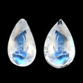 AA Rainbow Moonstone Set of 2 (Pear 5x3 mm) 0.34 ctw - Sticky add to cart bar