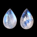 AA Rainbow Moonstone Set of 2 (Pear 6x4 mm) 0.97 ctw - Sticky add to cart bar