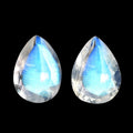 AA Rainbow Moonstone Set of 2 (Pear 7x5 mm) 1.33 ctw - Sticky add to cart bar
