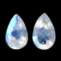 AA Rainbow Moonstone Set of 2 (Pear 8x5 mm) 1.25 ctw - Sticky add to cart bar