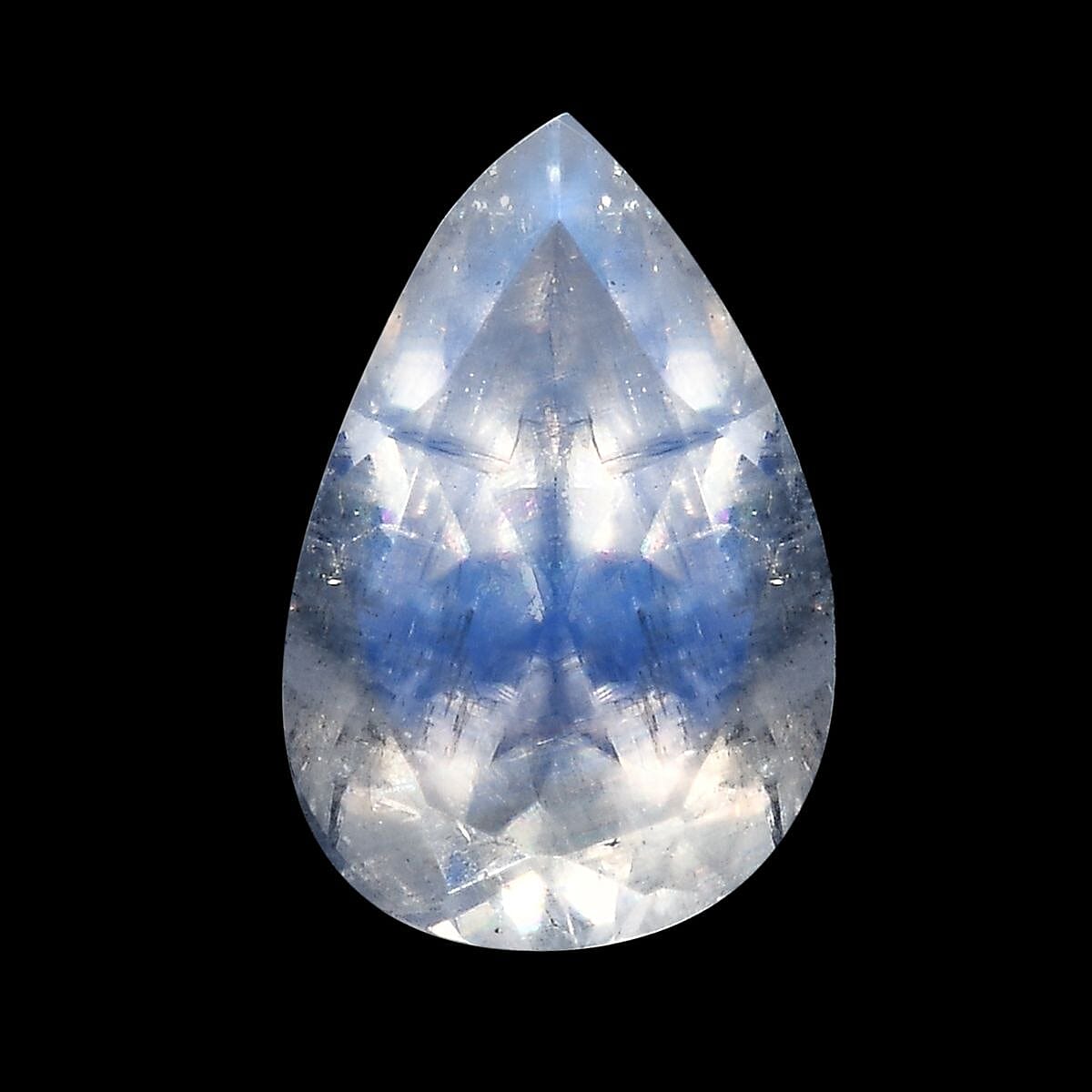 AA Rainbow Moonstone (Pear 9x6 mm) 0.97 ctw