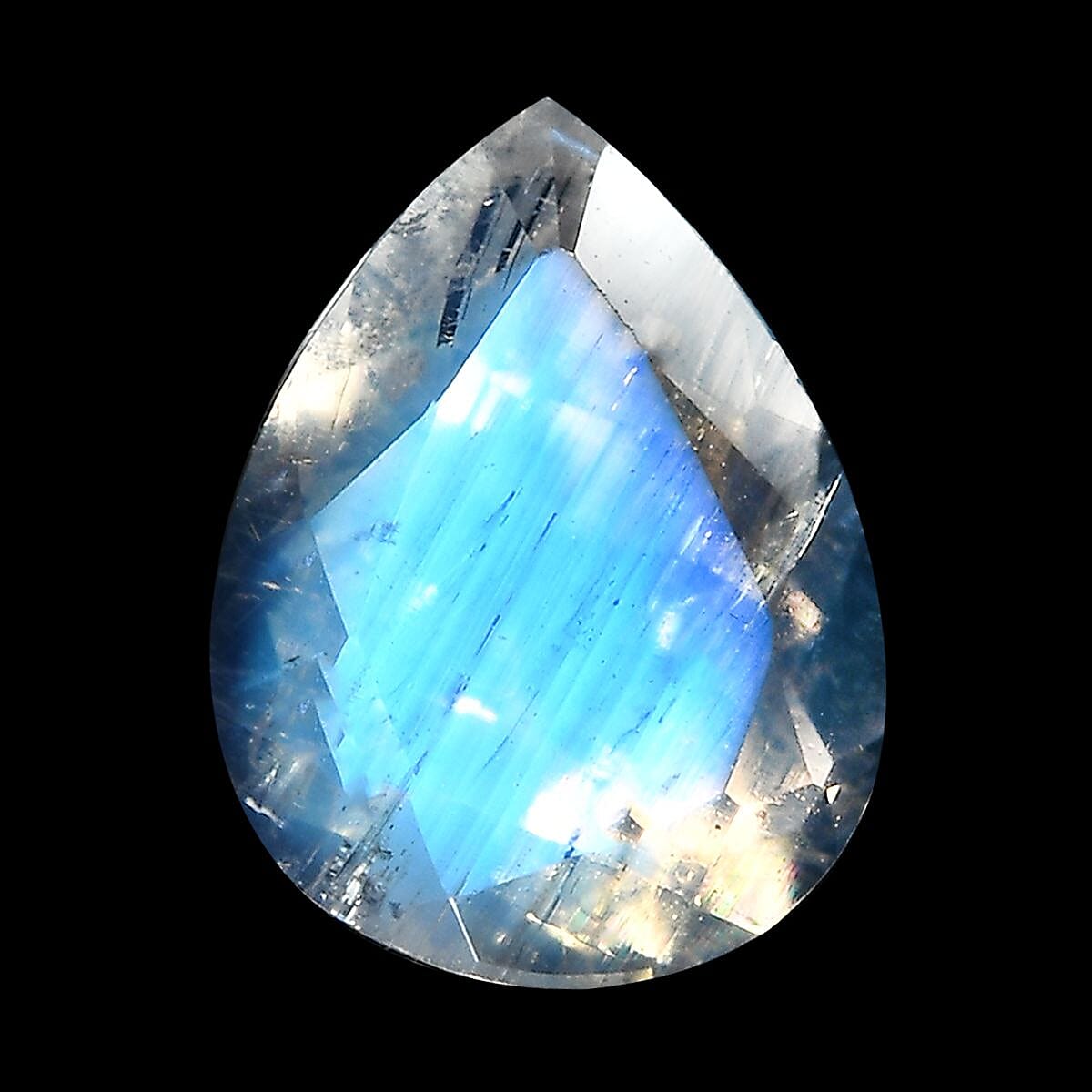 AAA Rainbow Moonstone (Pear 9x7 mm) 1.40 ctw