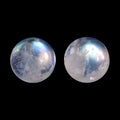 AA Rainbow Moonstone Set of 2 (Rnd 6.5 mm) 2.48 ctw - Sticky add to cart bar