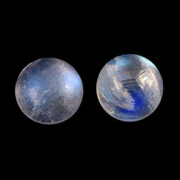 Rainbow Moonstone Set of 2 (Rnd 6 mm) 1.72 ctw
