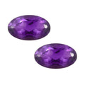 African Amethyst Set of 2 (Ovl 5x3 mm) 0.30 ctw - Sticky add to cart bar