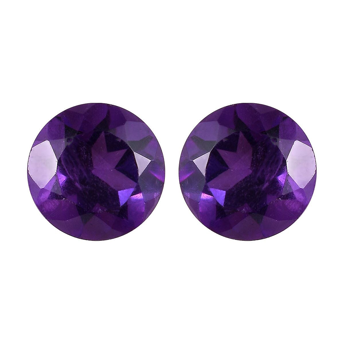 AAA African Amethyst (Rnd 6 mm) 1.38 ctw