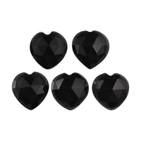 Black Onyx Set of 5 (Hrt 6 mm) 4.44 ctw