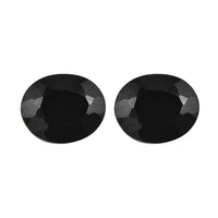 Thai Black Spinel Set of 2 (Ovl 5x4 mm) 0.71 ctw