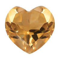 Premium Brazilian Citrine (Heart 7 mm) 1.06 ctw