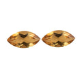 Premium Brazilian Citrine Set of 2 (Mrq 5x2.5 mm) 0.24 ctw - Sticky add to cart bar