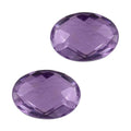 Rose De France Amethyst Set of 2 (Ovl 7x5 mm) 1.44 ctw - Sticky add to cart bar