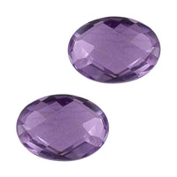 Rose De France Amethyst Set of 2 (Ovl 7x5 mm) 1.44 ctw