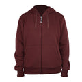 Hanton Black Fleece Zip Front Hoodie with Pockets - S (Ships in 5-7 Days) - Sticky add to cart bar