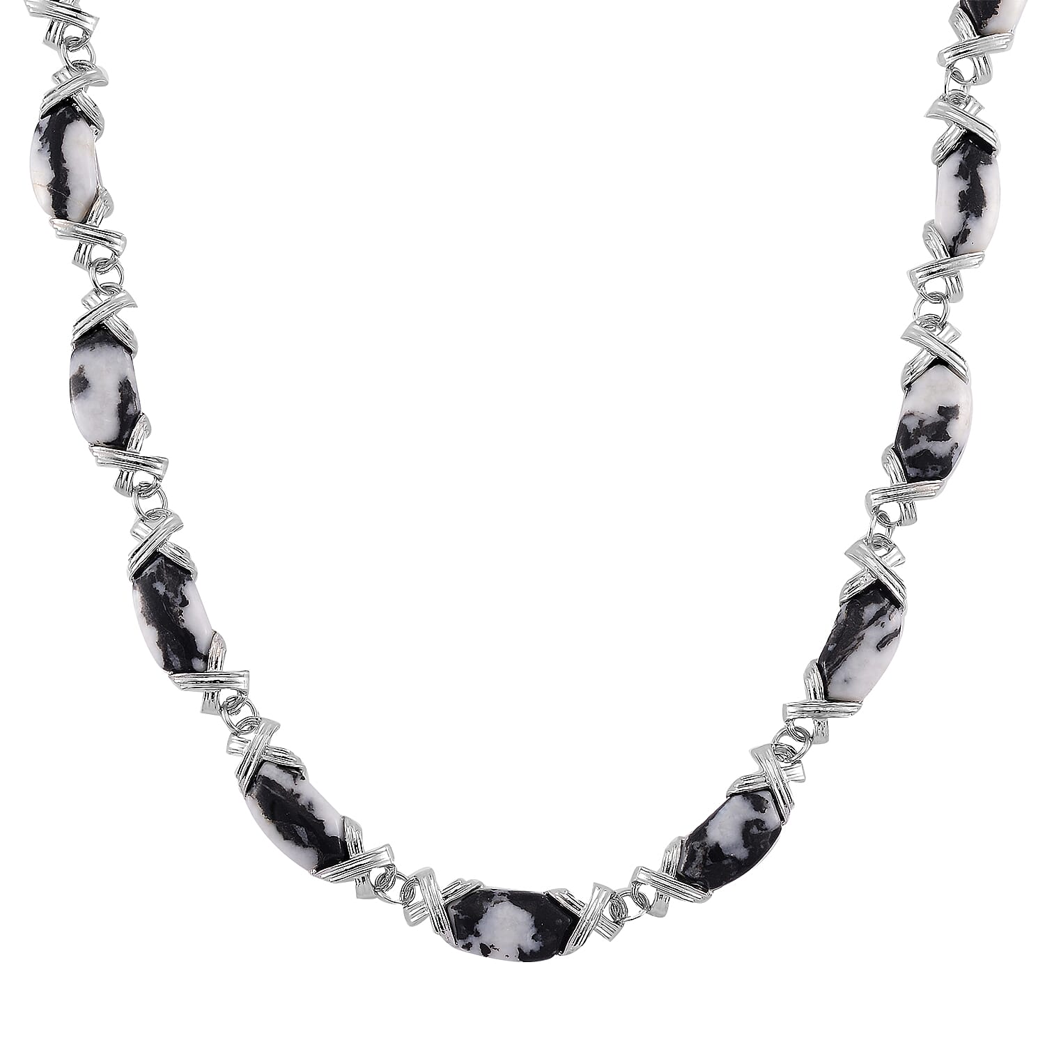 Black Obsidian Molto Kiss Necklace (18-20 Inches) in Goldtone 250.00 ctw