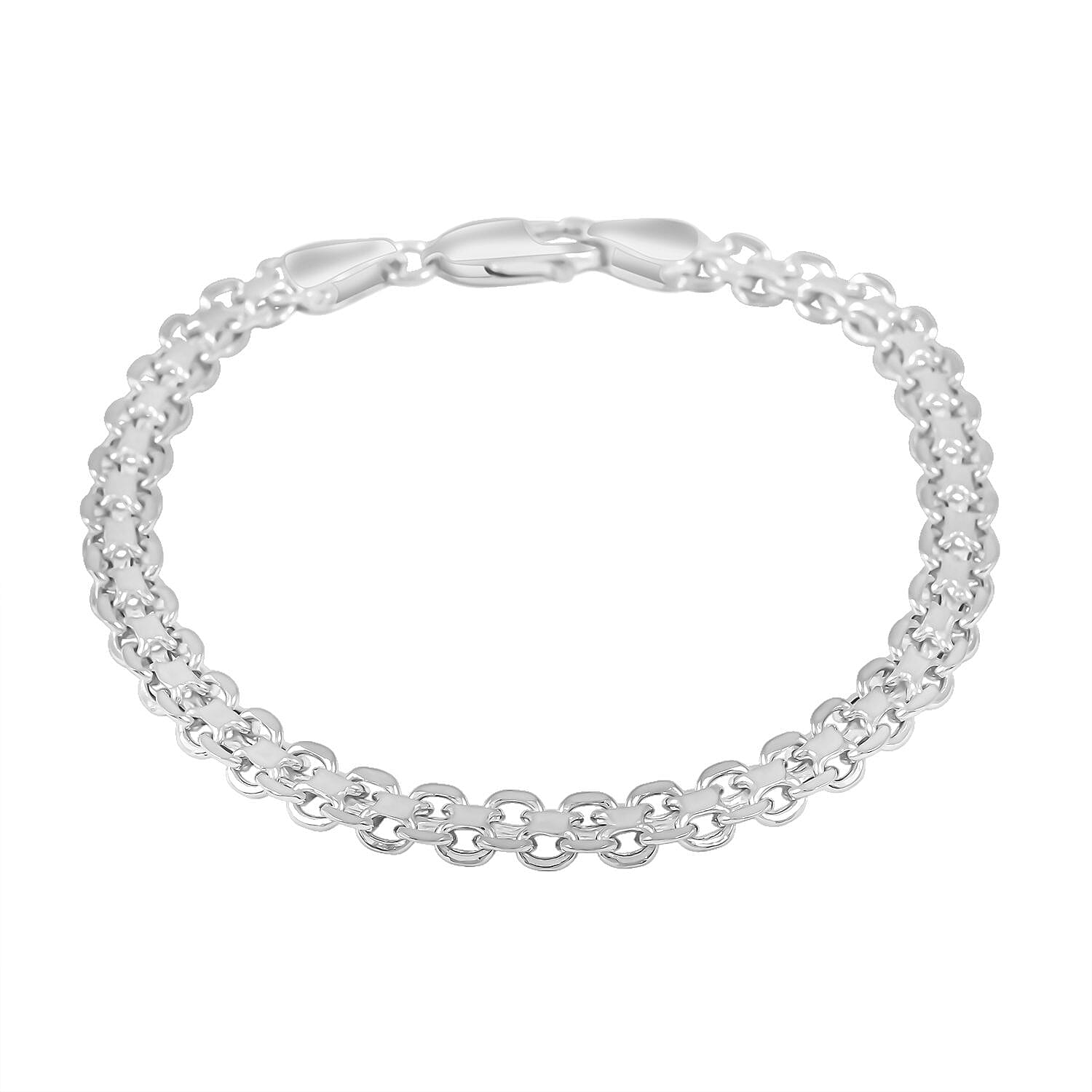 Sterling Silver Chain Bracelet (7.50 In) (4.80 g)