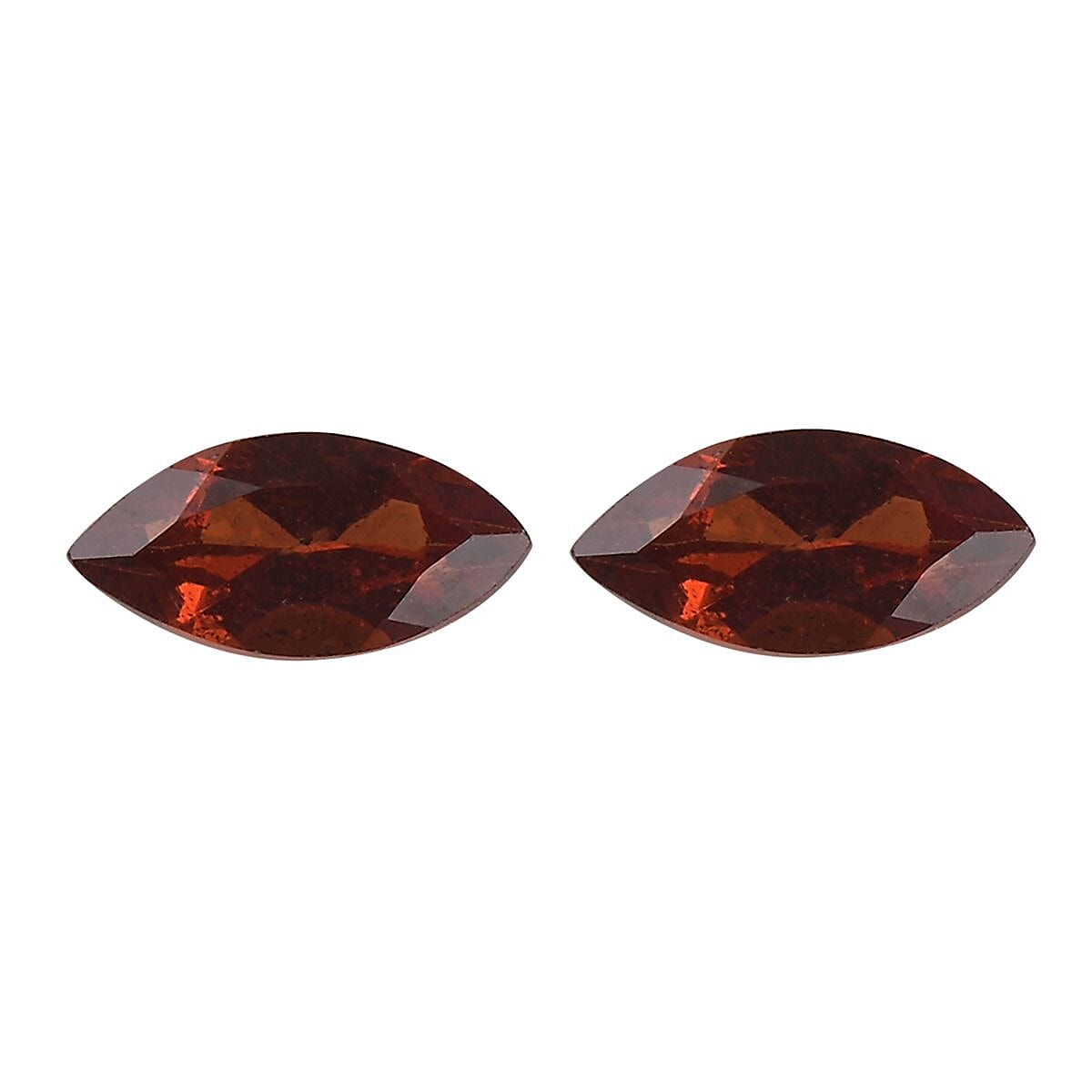Mozambique Garnet Set of 2 (Mrq 5x2.5 mm) 0.26 ctw