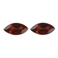 Mozambique Garnet Set of 2 (Mrq 5x2.5 mm) 0.26 ctw