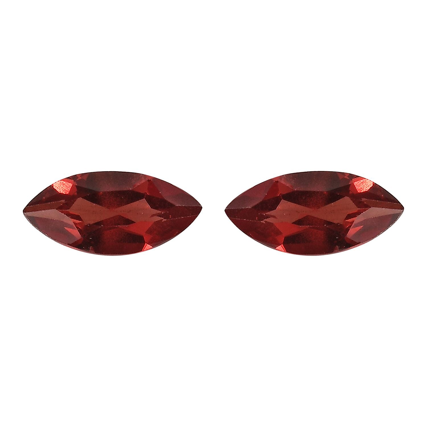 Mozambique Garnet Set of 2 (Mrq 6x3 mm) 0.47 ctw