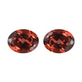 Mozambique Garnet Set of 2 (Ovl 5x4 mm) 0.78 ctw - Sticky add to cart bar