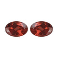 Mozambique Garnet Set of 2 (Ovl 6x4 mm) 1.05 ctw - Sticky add to cart bar