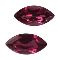 Orissa Rhodolite Garnet Set of 2 (Mrq 5x2.5 mm) 0.38 ctw