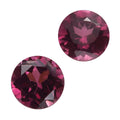 Orissa Rhodolite Garnet Set of 2 (Rnd 5 mm) 1.13 ctw - Sticky add to cart bar