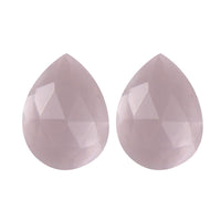 AA Galilea Rose Quartz Set of 2 (Pear 7x5 mm) 1.31 ctw