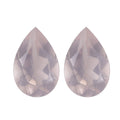 AA Galilea Rose Quartz Set of 2 (Pear 9x6 mm) 2.20 ctw - Sticky add to cart bar