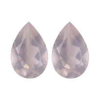 AA Galilea Rose Quartz Set of 2 (Pear 9x6 mm) 2.20 ctw