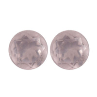 Galilea Rose Quartz Set of 2 (Rnd 5 mm) 1.01 ctw