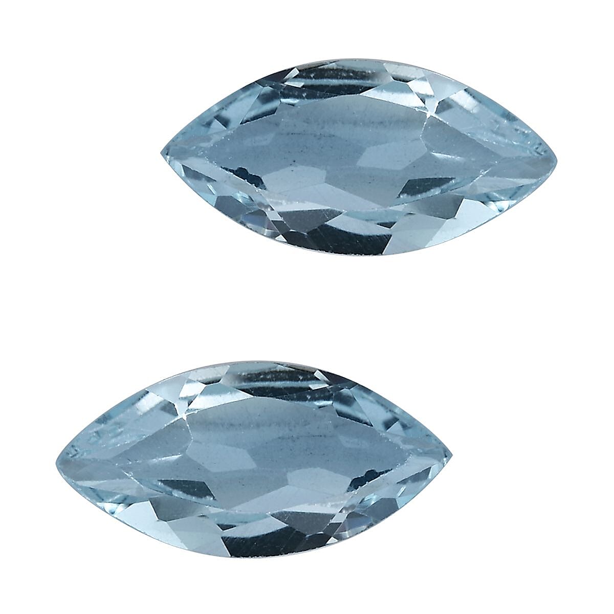 Sky Blue Topaz Set of 2 (Mrq 10x5 mm) 2.06 ctw Loose Gemstone