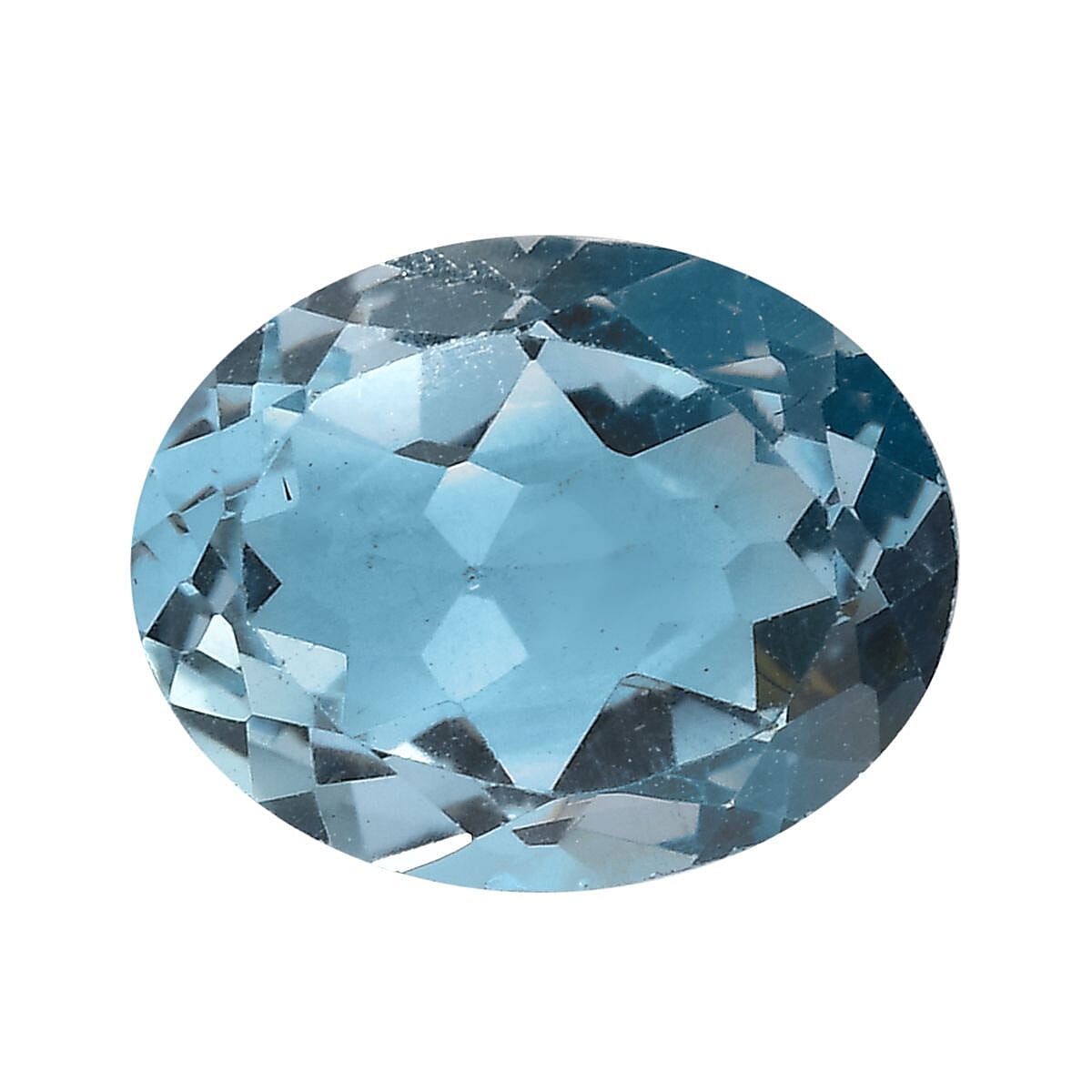 Sky Blue Topaz (Oval 10x8 mm) 2.42 ctw Loose Gemstone