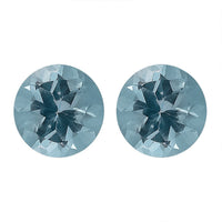 Sky Blue Topaz Set of 2 (Rnd 5 mm) 1.08 ctw Loose Gemstone