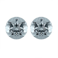 Sky Blue Topaz Set of 2 (Rnd 6 mm) 1.25 ctw Loose Gemstone