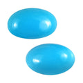 AA Sleeping Beauty Turquoise Set of 2 (Oval 5x3 mm) 0.44 ctw - Sticky add to cart bar