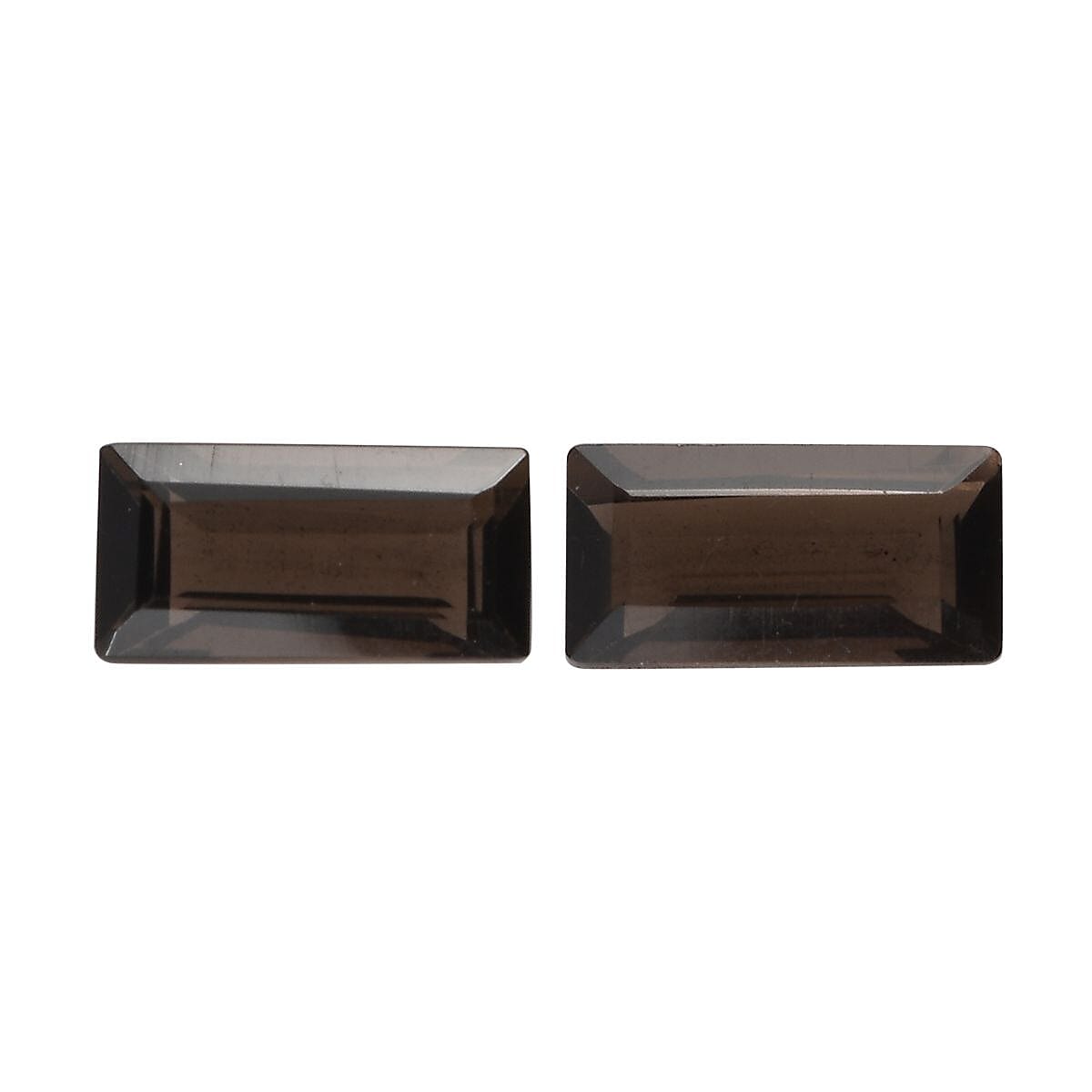 Brazilian Smoky Quartz Set of 2 (Bgt 6x3 mm) 0.66 ctw