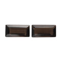 Brazilian Smoky Quartz Set of 2 (Bgt 6x3 mm) 0.66 ctw - Sticky add to cart bar