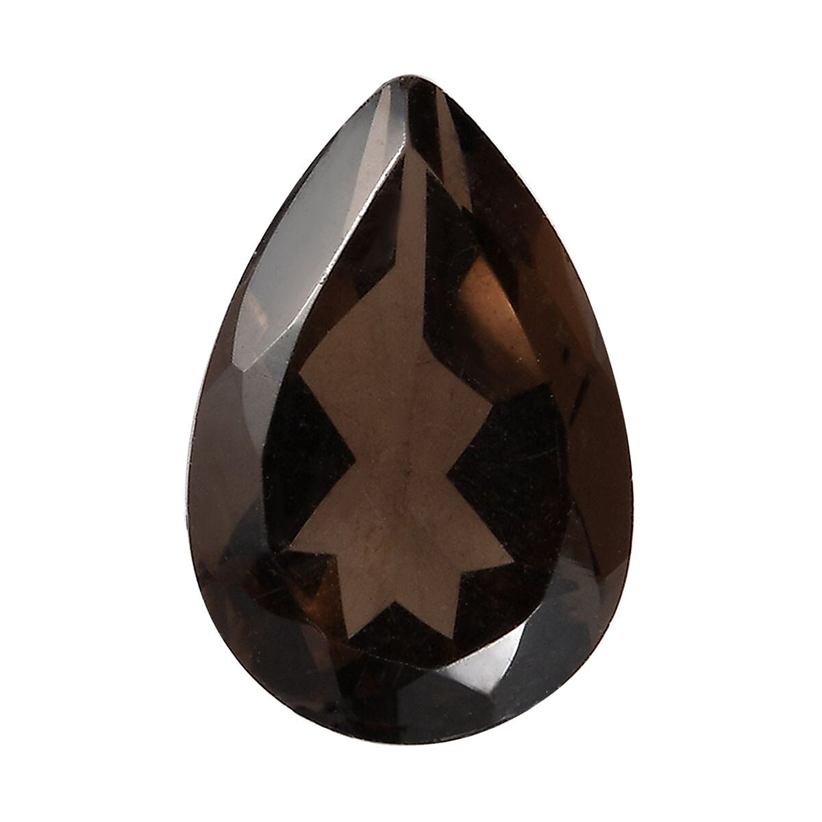 Brazilian Smoky Quartz (Pear 9x6 mm) 1.10 ctw