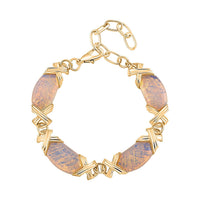TLV Black Obsidian Molto Kiss Bracelet in Goldtone (6-8In) 65.00 ctw
