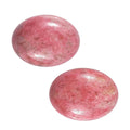 Set of 2 Norwegian Thulite (Ovl 8x6 mm) 2.52 ctw - Sticky add to cart bar