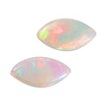 White Opal Set of 2 (Mrq 5x2.5 mm) 0.14 ctw - Sticky add to cart bar