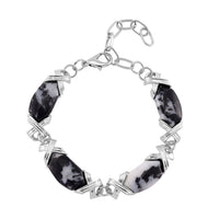 TLV Black Obsidian Molto Kiss Bracelet in Goldtone (6-8In) 65.00 ctw
