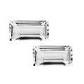 White Topaz Set of 2 (Bgt 6x3 mm) 0.94 ctw - Sticky add to cart bar