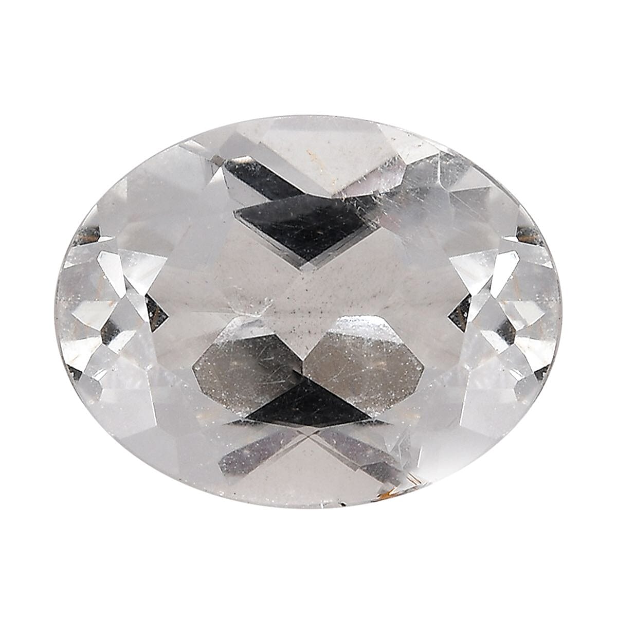 White Topaz Set of 2 (Oval 9x7 mm) 1.44 ctw