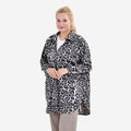 La Marey Yellow Leopard Pattern Soft Satin Shirt - S/M - Sticky add to cart bar